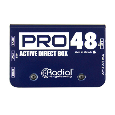 Radial Pro48 Gitar & Bas için Aktif DI Box